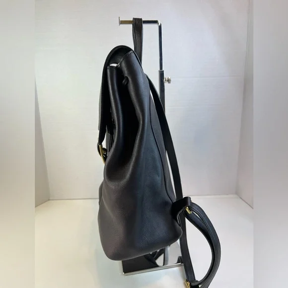 Vintage Coach Legacy West Leather Drawstring Backpack Black w COA Bags